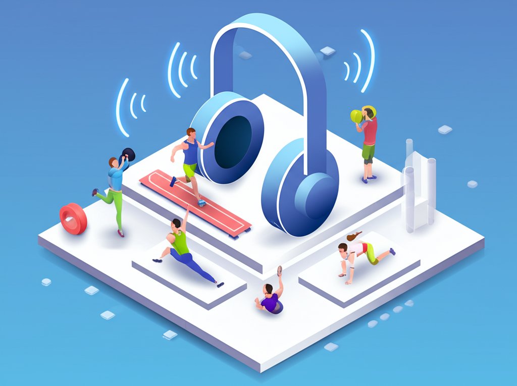 Best training music mix for every fitness goal: cardio, strength, endurance workouts.