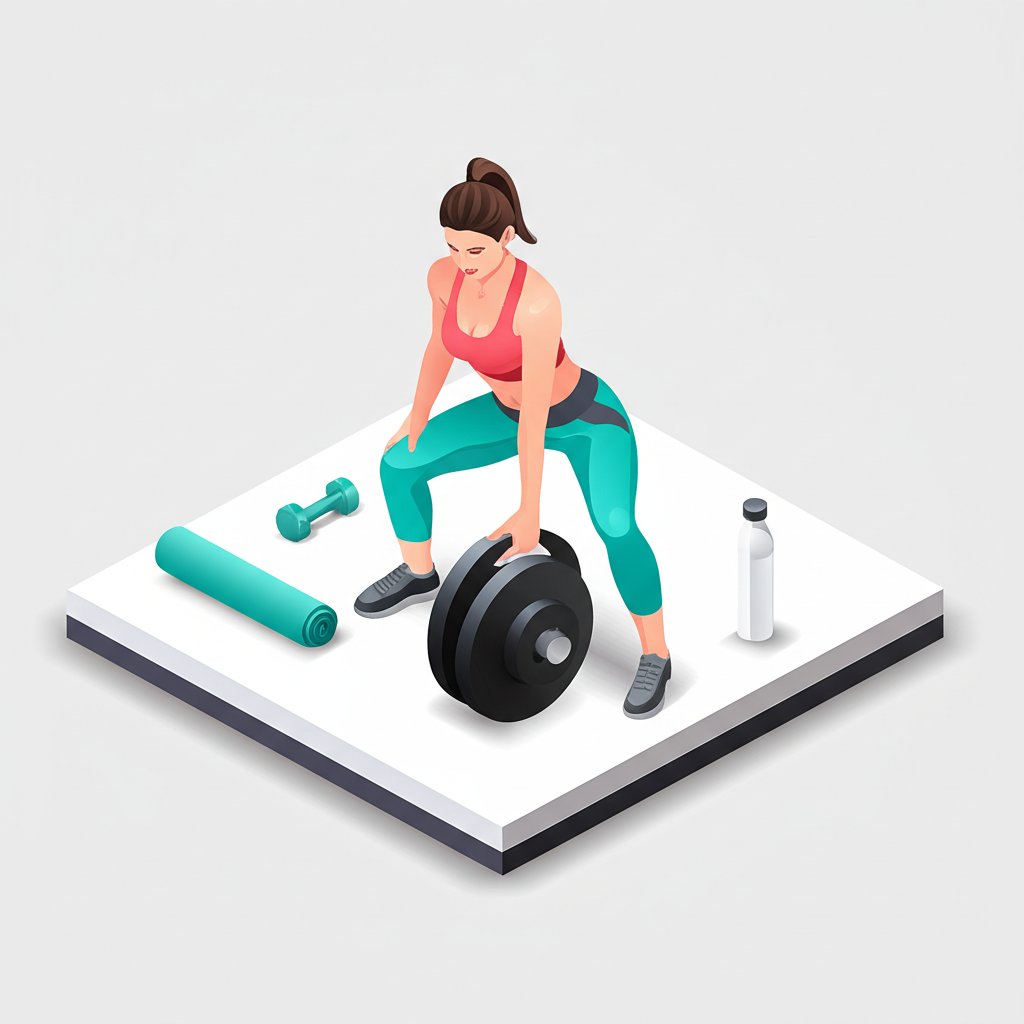 Empowering gym girl with motivational fitness quotes for Instagram posts.