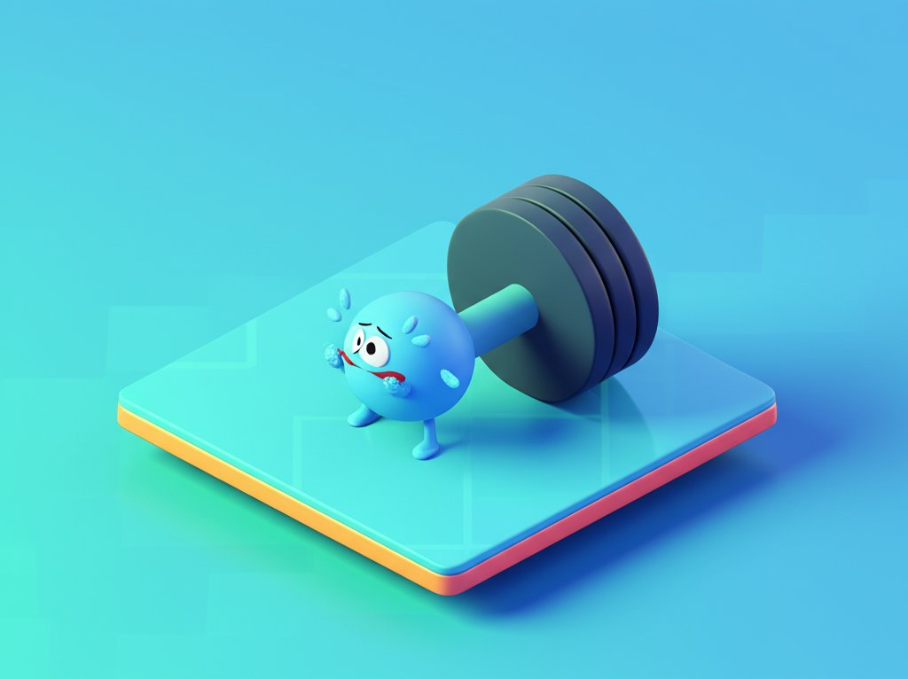 Gym humor meme depicting relatable, universal workout struggles.