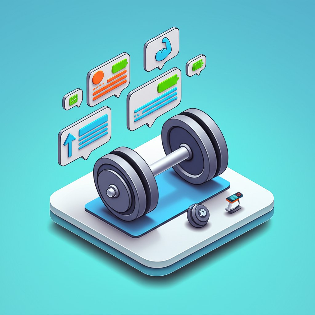 Athlete performing workout, inspiring fitness captions.