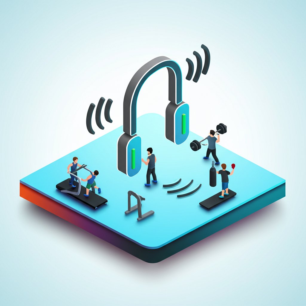 Energizing workout music elevates performance and boosts gym motivation.